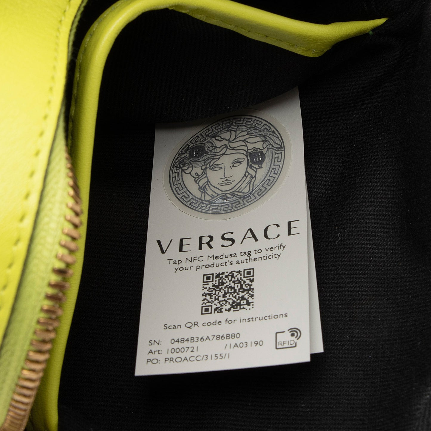 Versace Calfskin Medusa Biggie Small Crossbody Bag (SHF-1yUaWc)