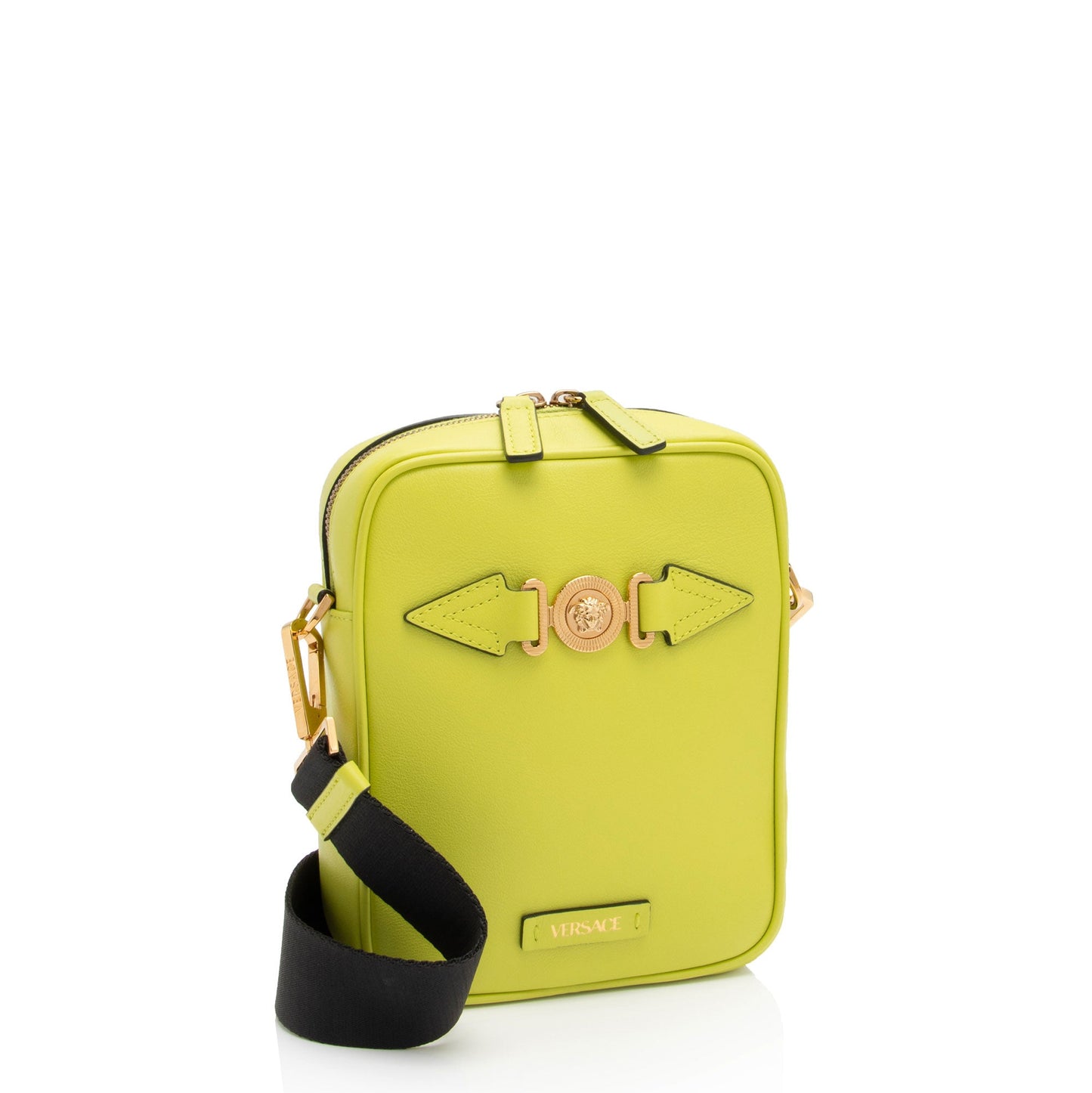 Versace Calfskin Medusa Biggie Small Crossbody Bag (SHF-1yUaWc)