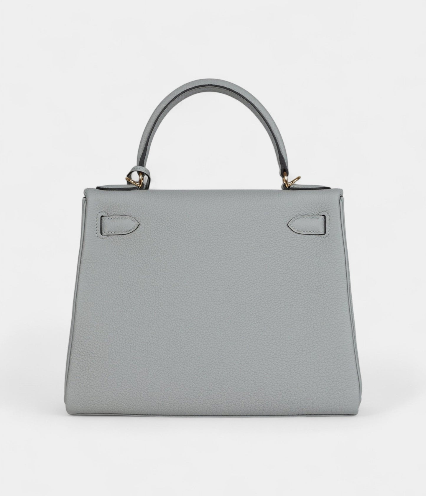Vintage Hermes Kelly 28 Glacier Blue Togo Gold Hardware