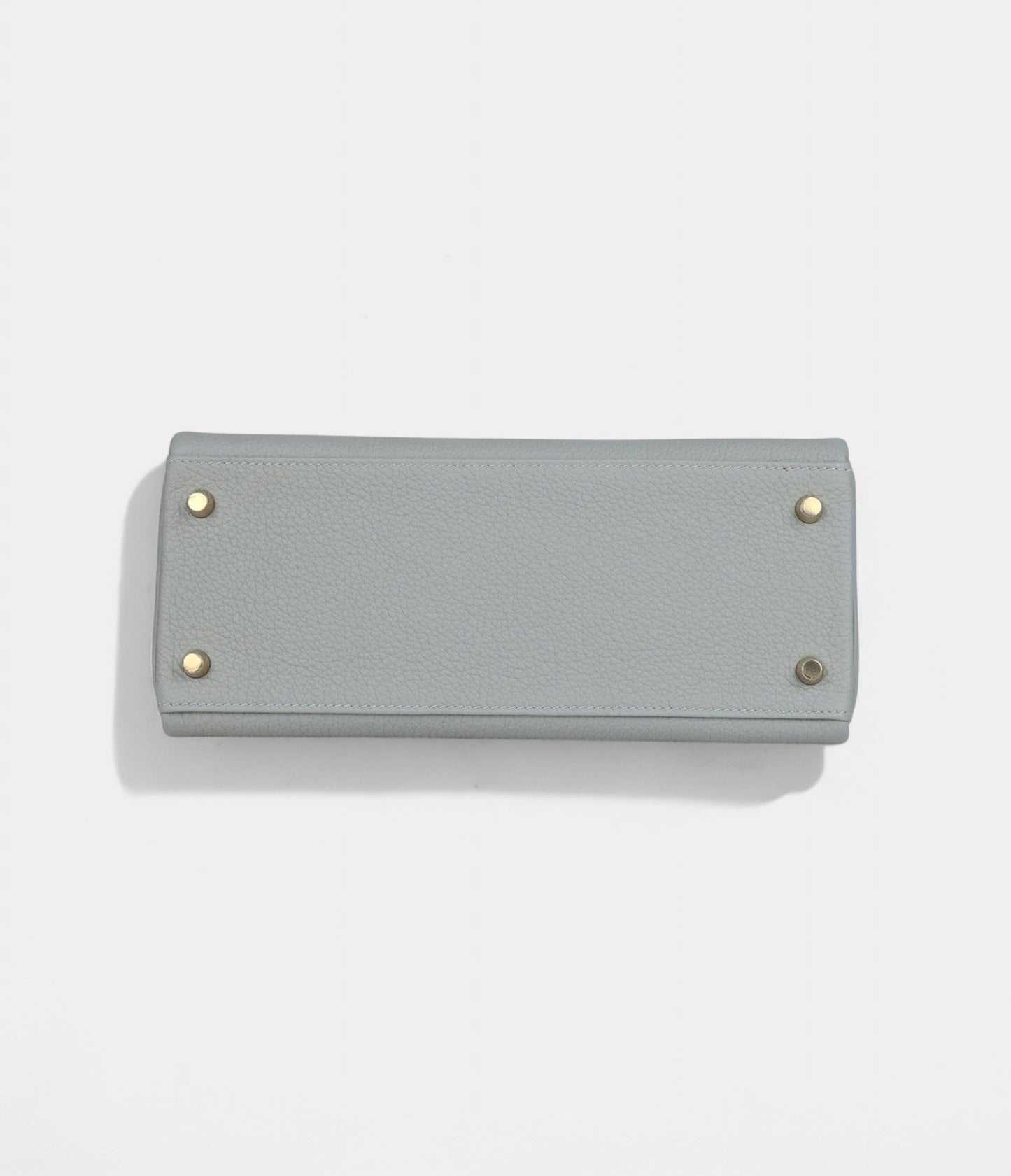 Vintage Hermes Kelly 28 Glacier Blue Togo Gold Hardware