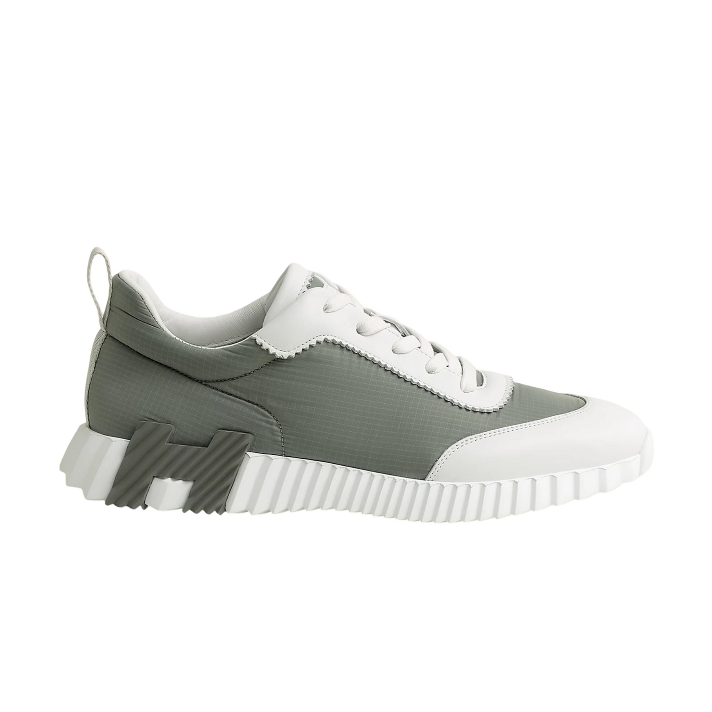 Hermes Bouncing Sneakers Étoupe / Blanc