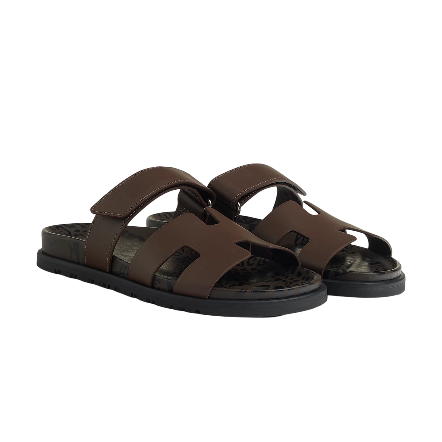 Hermes Chypre Sandal Dark Brown