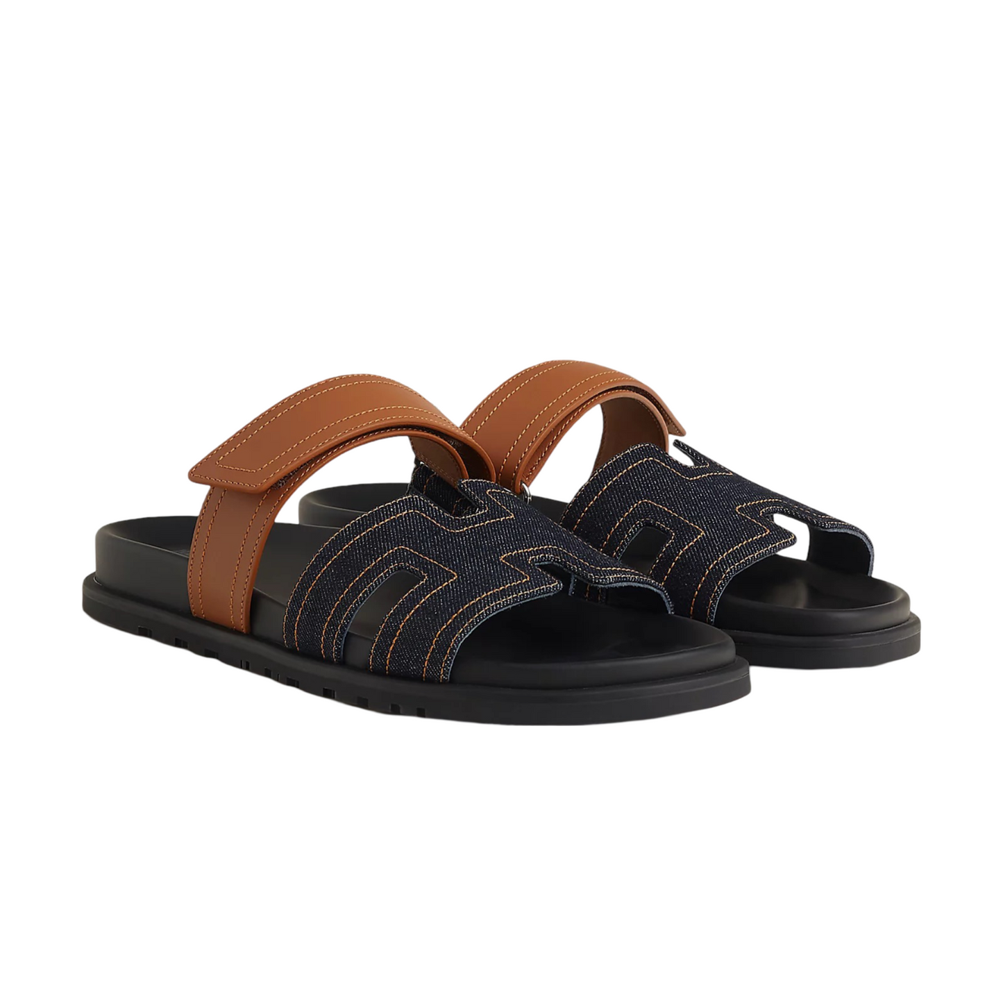 Hermes Chypre Sandal Bleu Brut / Naturel
