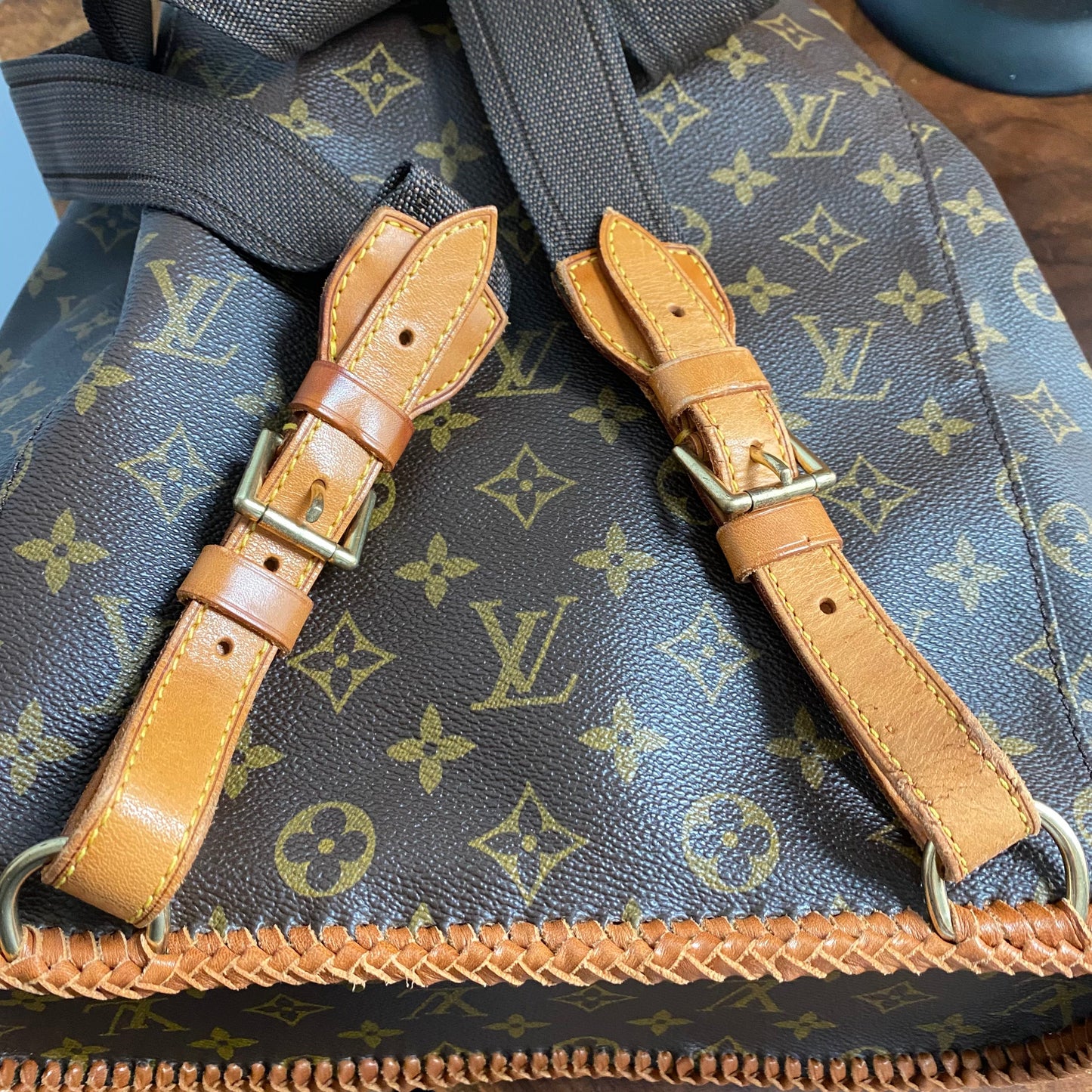The Loon -Orvis bags Monogram Backpack in Tan