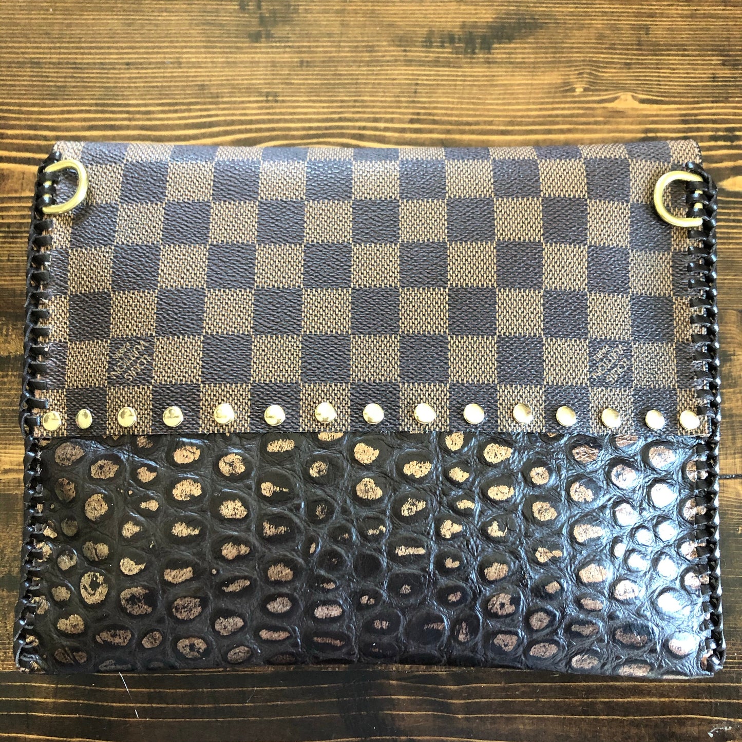 The Warbler Crossbody/Clutch in Damier Ebene