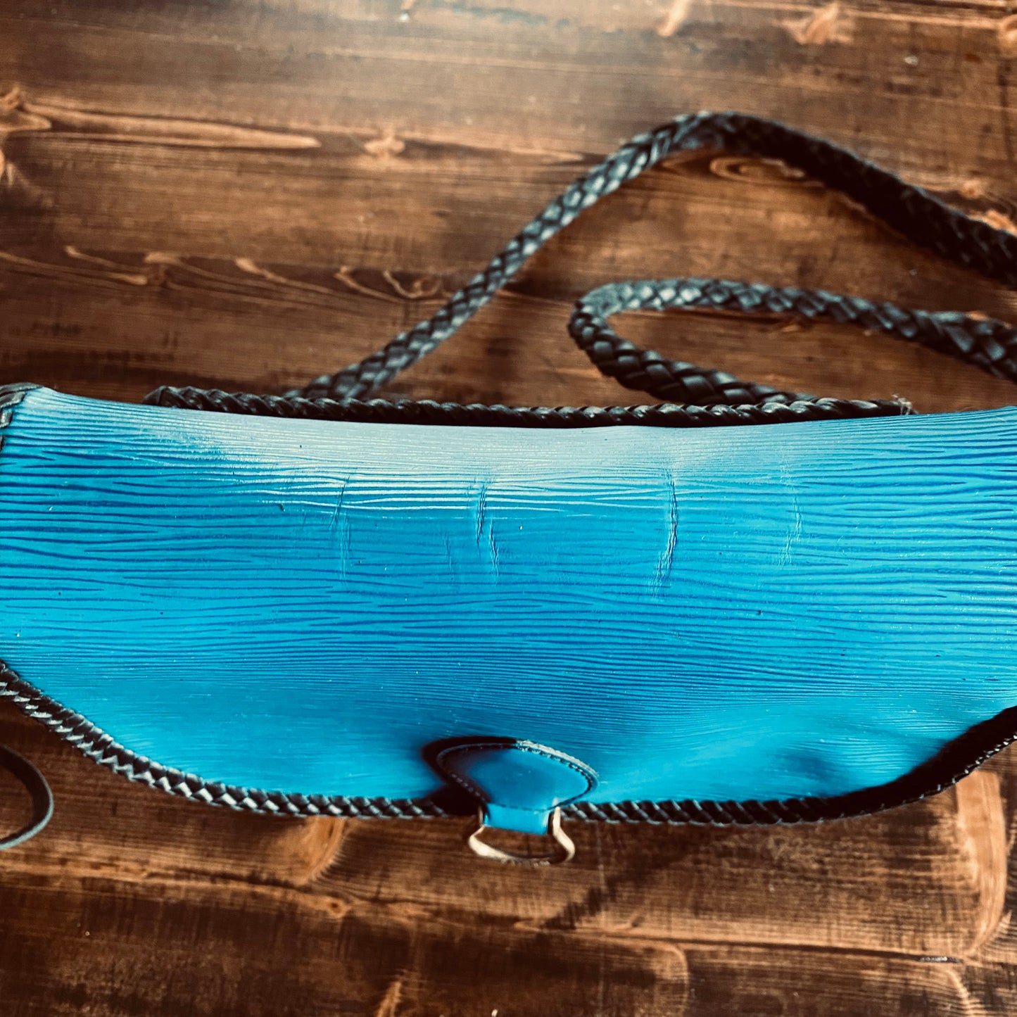 The Swift -Orvis bags Blue Epi Crossbody