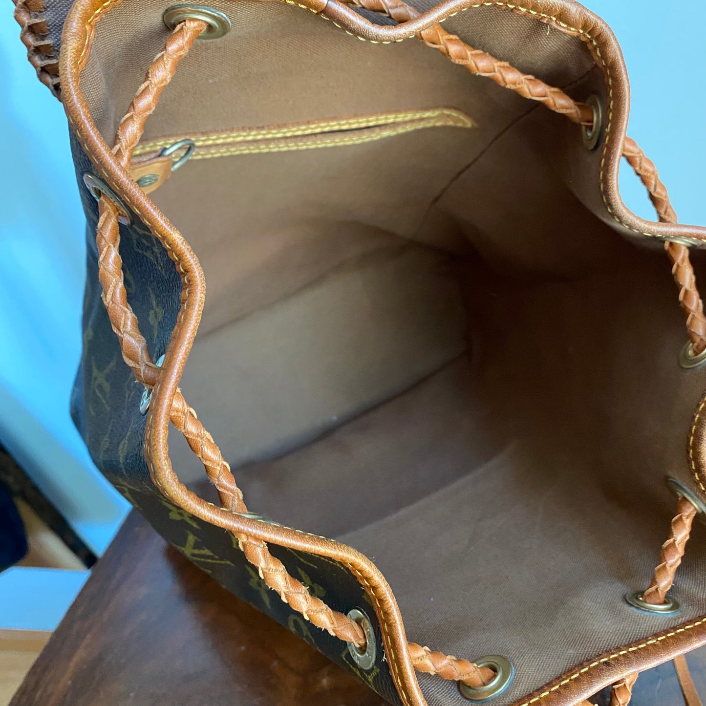 The Loon Backpack - MMOrvis bags Monogram in Tan