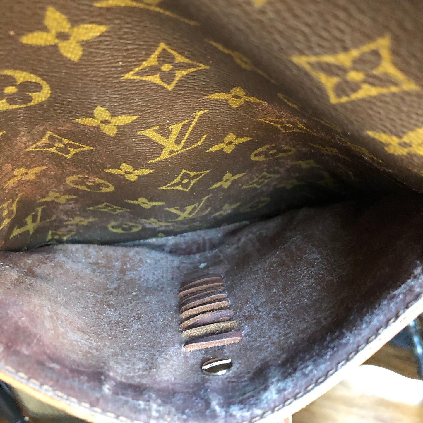 The Macaw - Monogram Crossbody Bag with Antique Copper