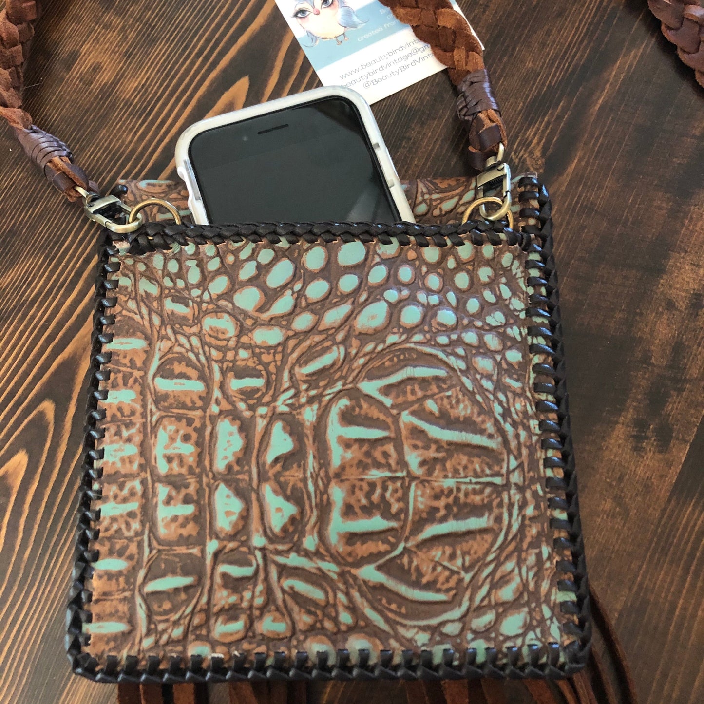The Hawk - BrownOrvis bags Clutch/Wristlet/Crossbody Bag