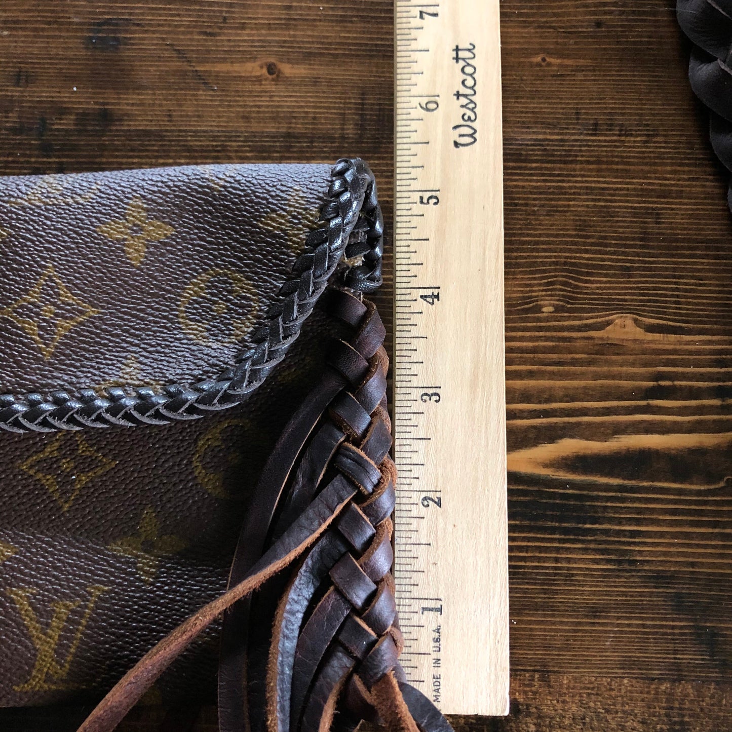 The Wren - Full Monogram FringedOrvis bags Wristlet/Crossbody/Clutch