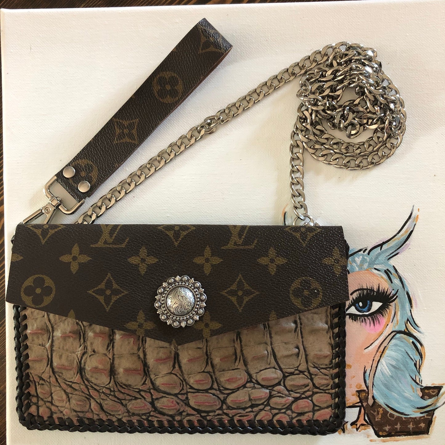 The Wren - BlushOrvis bags Wristlet/Crossbody/Clutch Bag