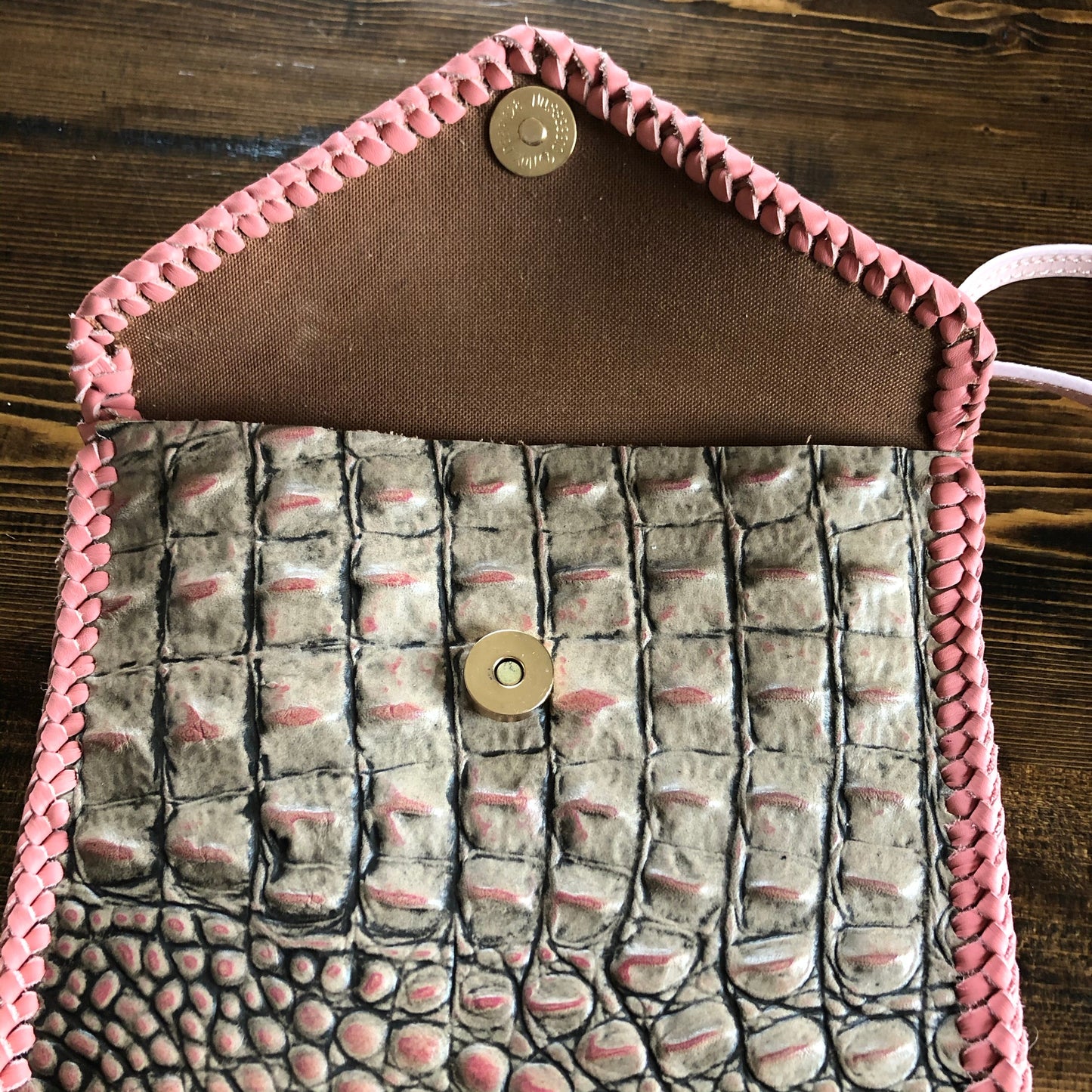 The Falcon - Blush Pink MonogramOrvis bags Crossbody
