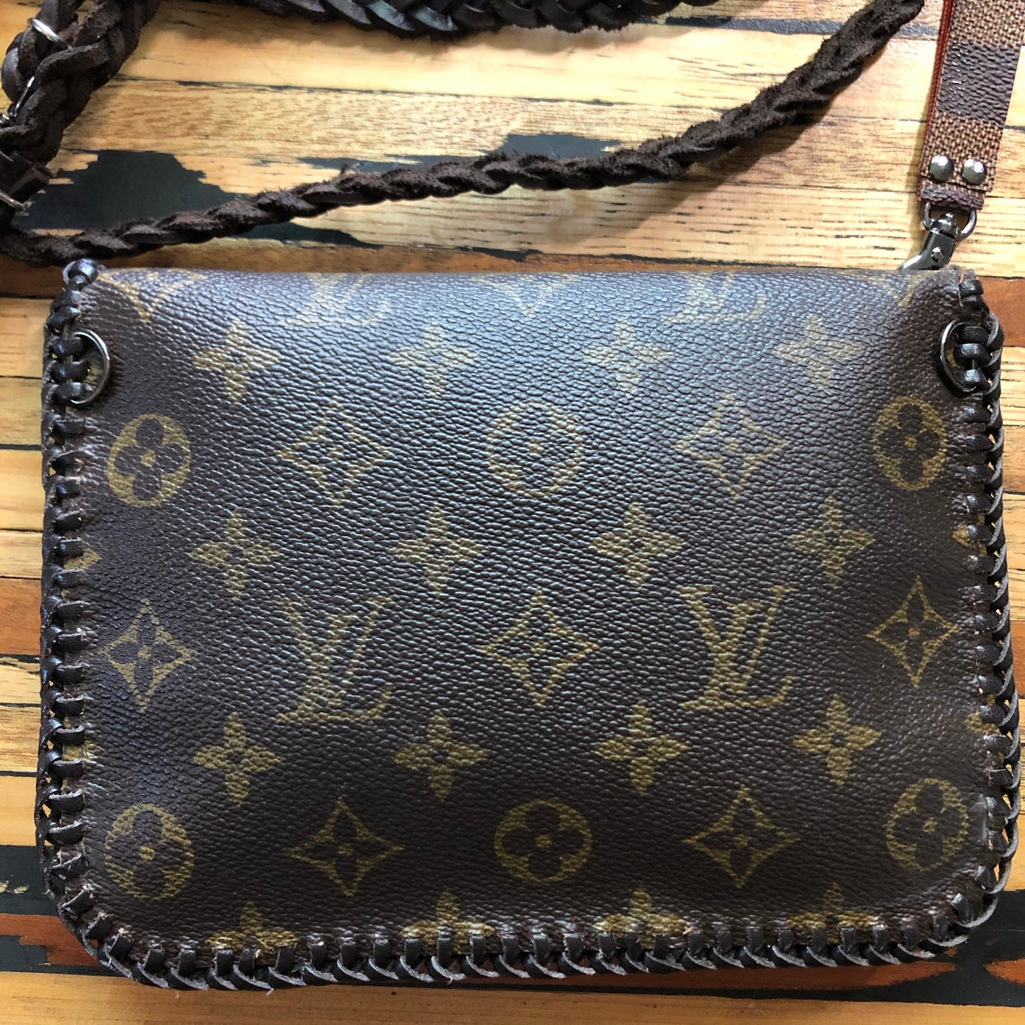 The Falcon - Damier/Monogram MixOrvis bags Wristlet/Crossbody/Clutch