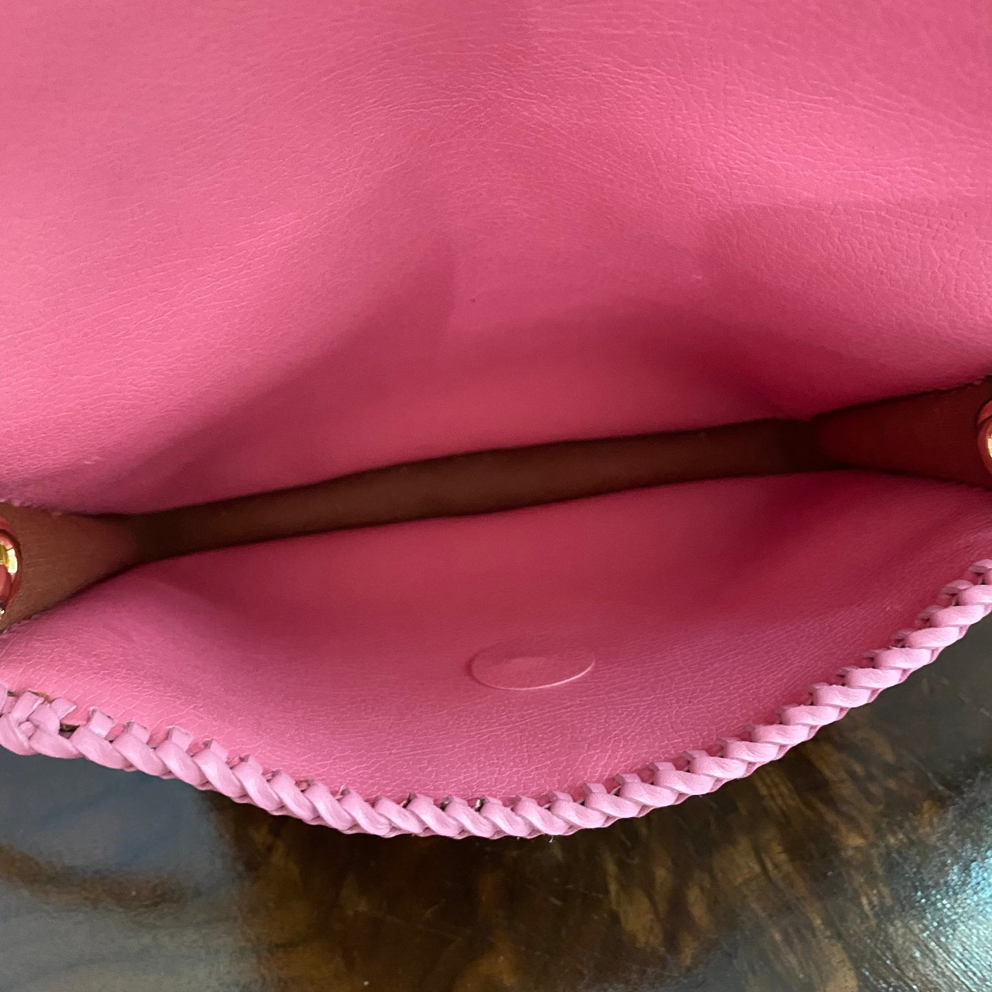 The Falcon with Sides - Monogram Crossbody in Pink