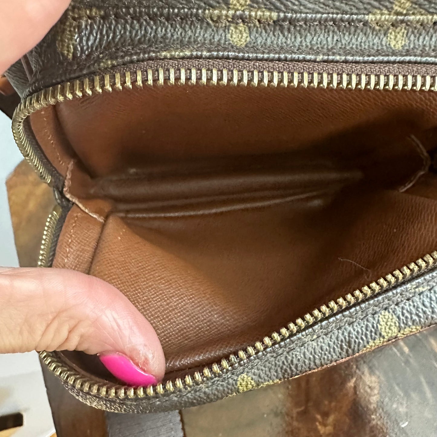 The Parrot Crossbody - Monogram in Tan