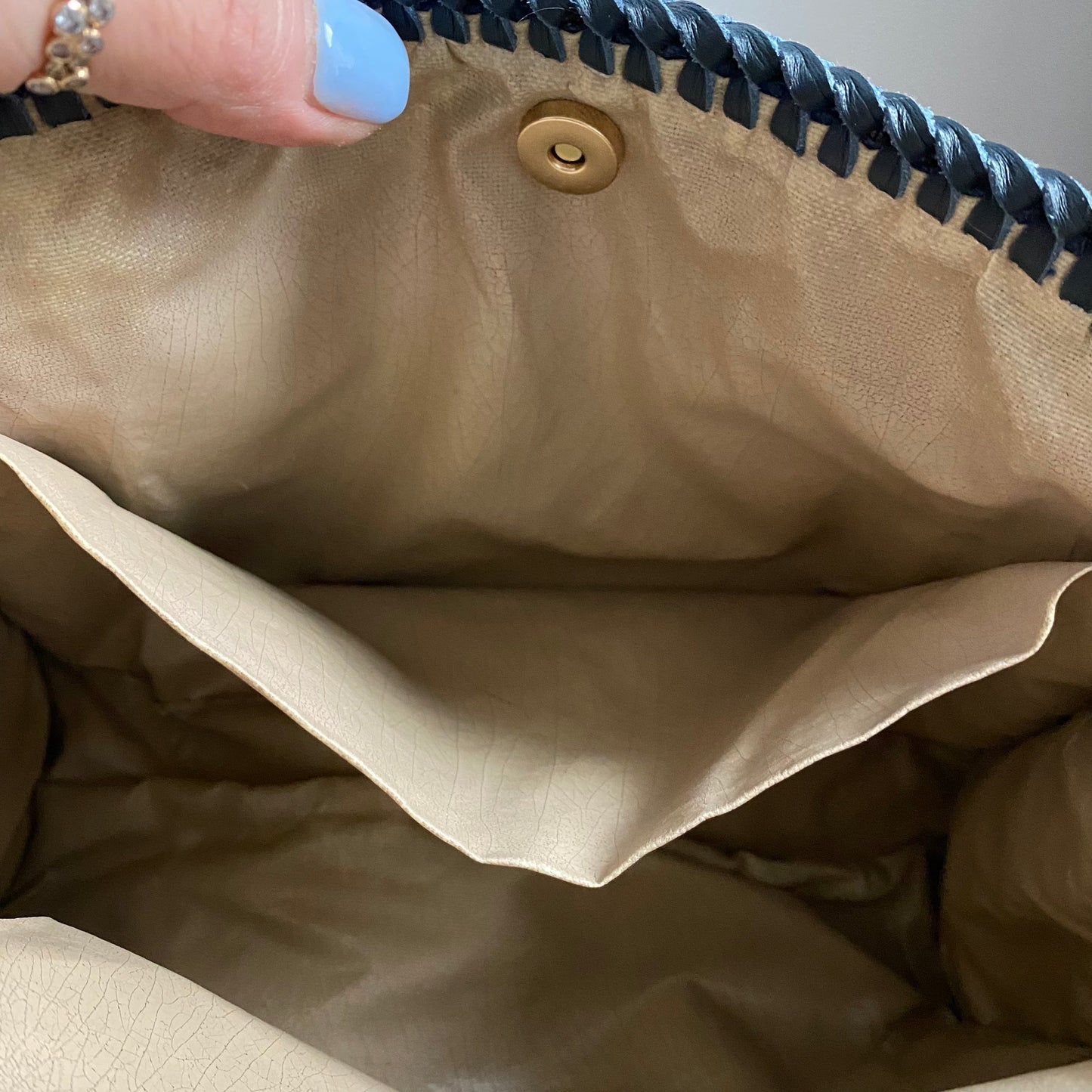 The Swan Crossbody/Tote -Orvis bags Dior Trotter Canvas in Navy (TWO straps!)