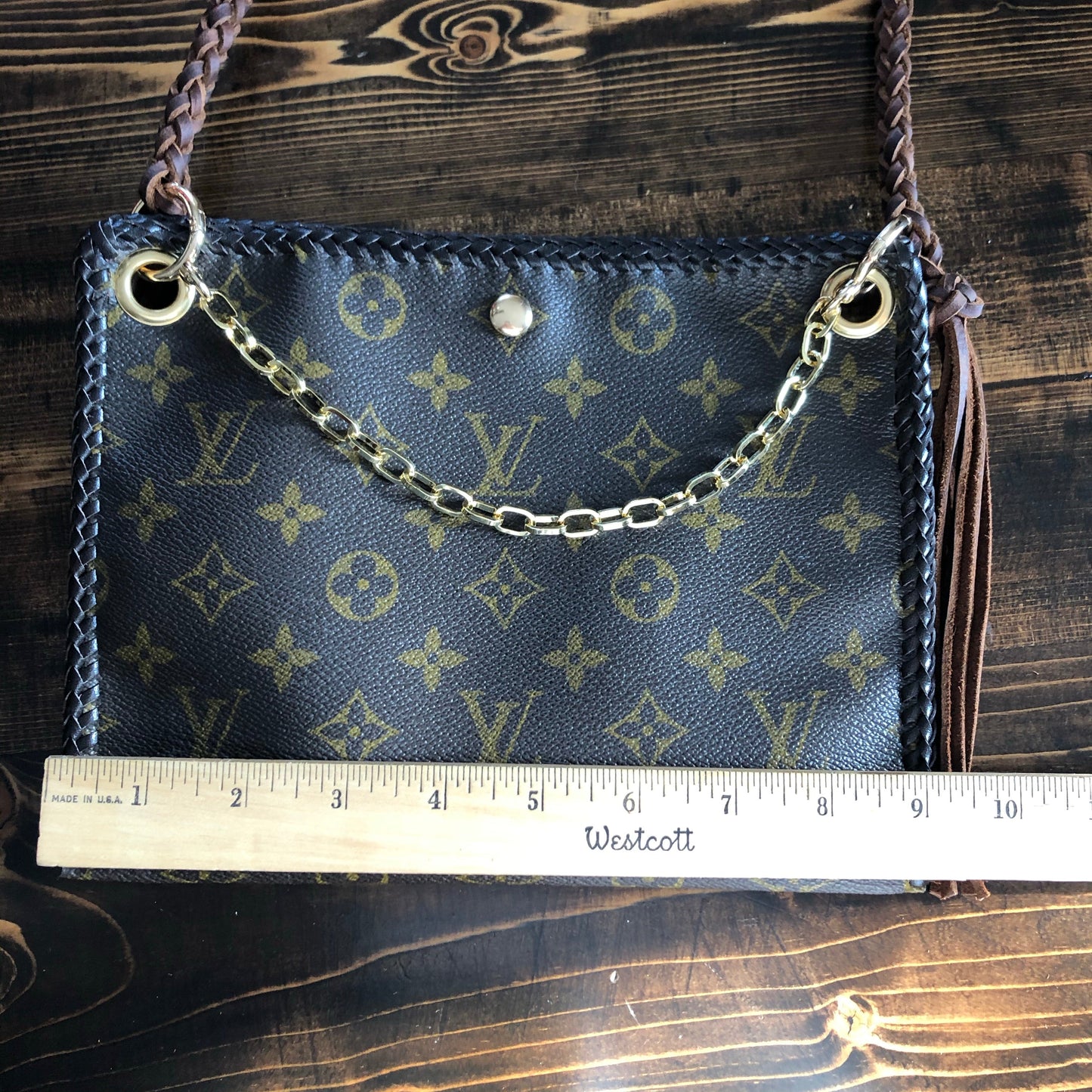 The Nuthatch -Orvis bags Monogram Brown Crossbody