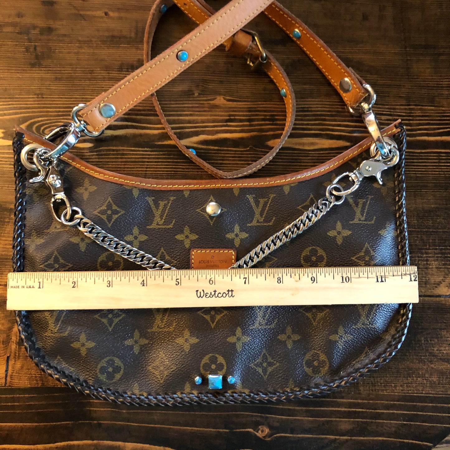 The Peacock -Orvis bags Monogram Hobo Crossbody