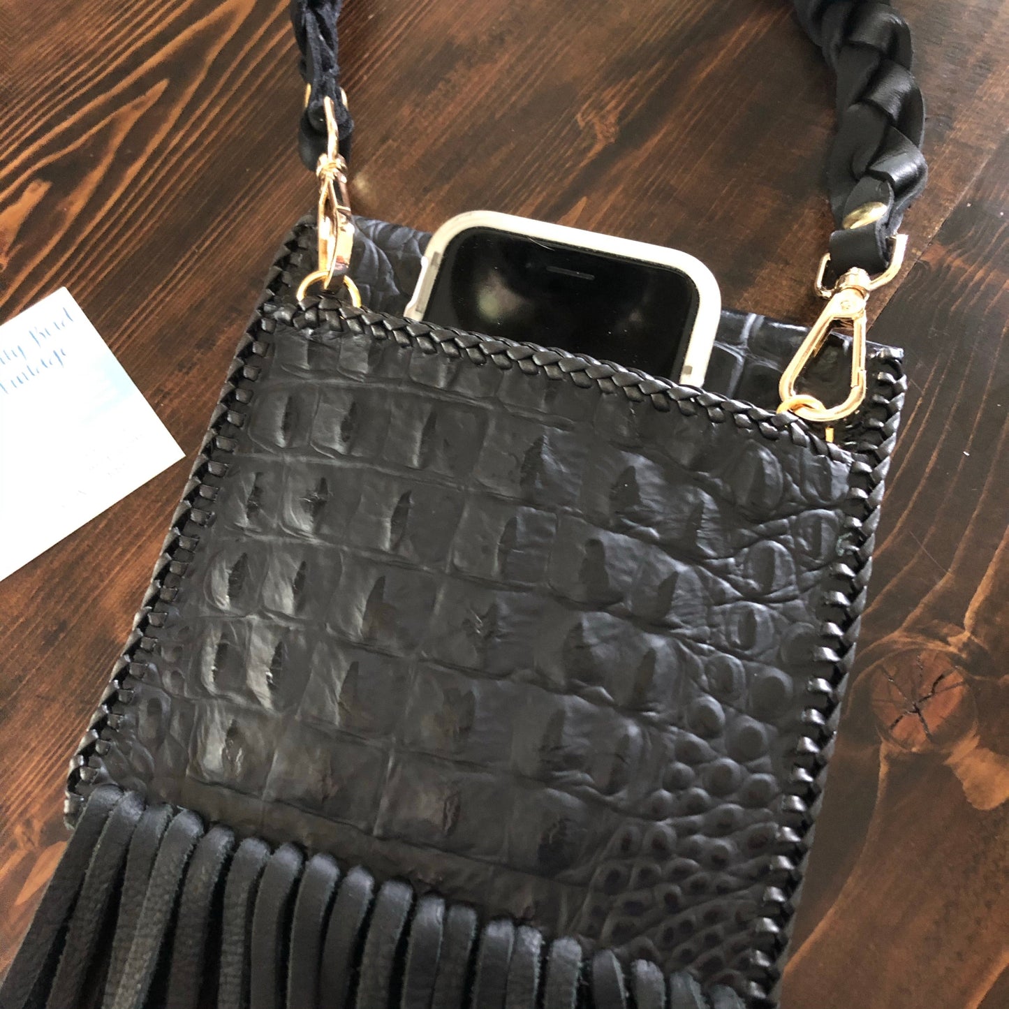 The Hawk - BlackOrvis bags Clutch/Wristlet/Crossbody Bag