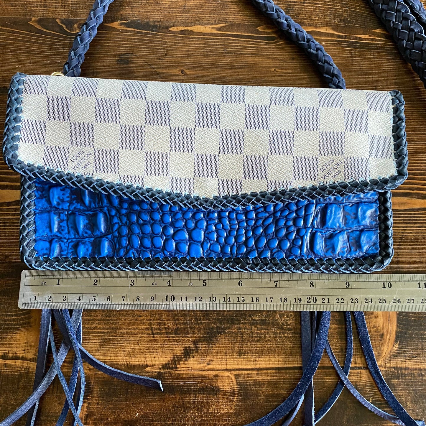 The Crane - Damier and BlueOrvis bags Crossbody Bag