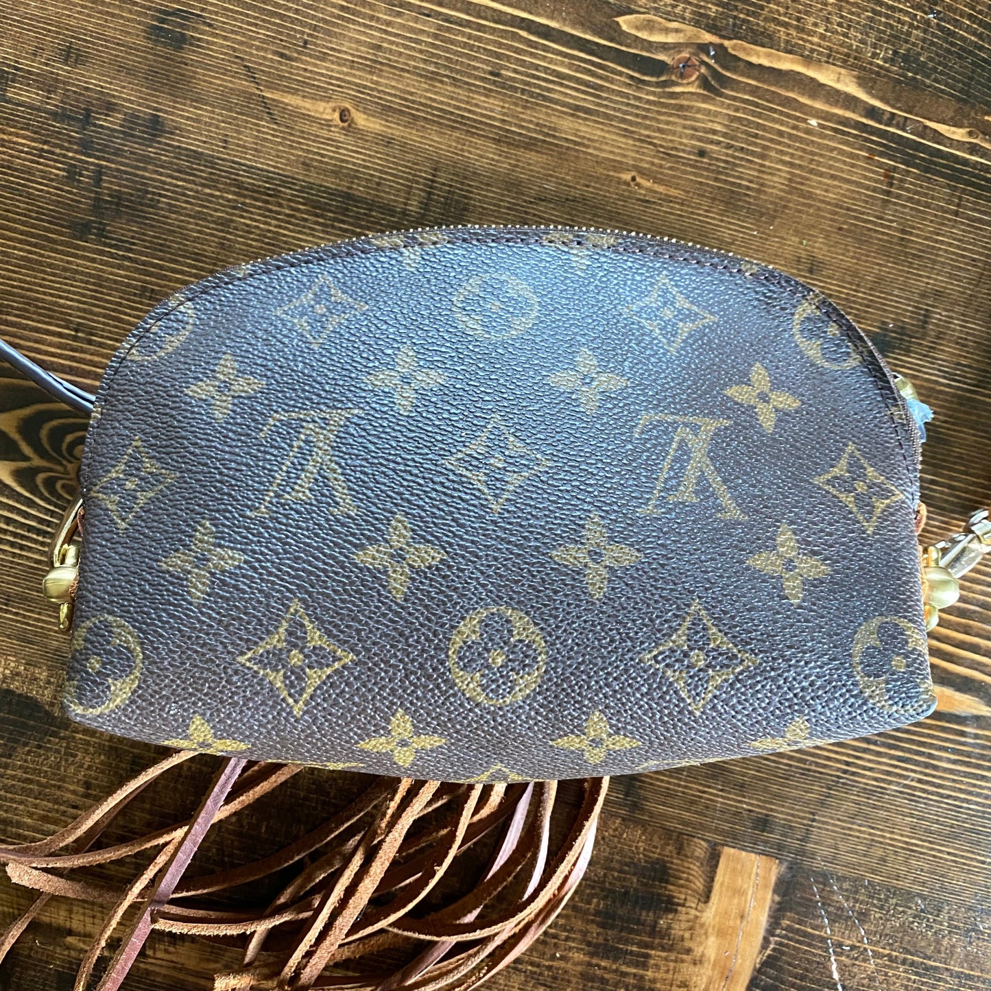 The Junco -Orvis bags Monogram in Brown Crossbody Bag