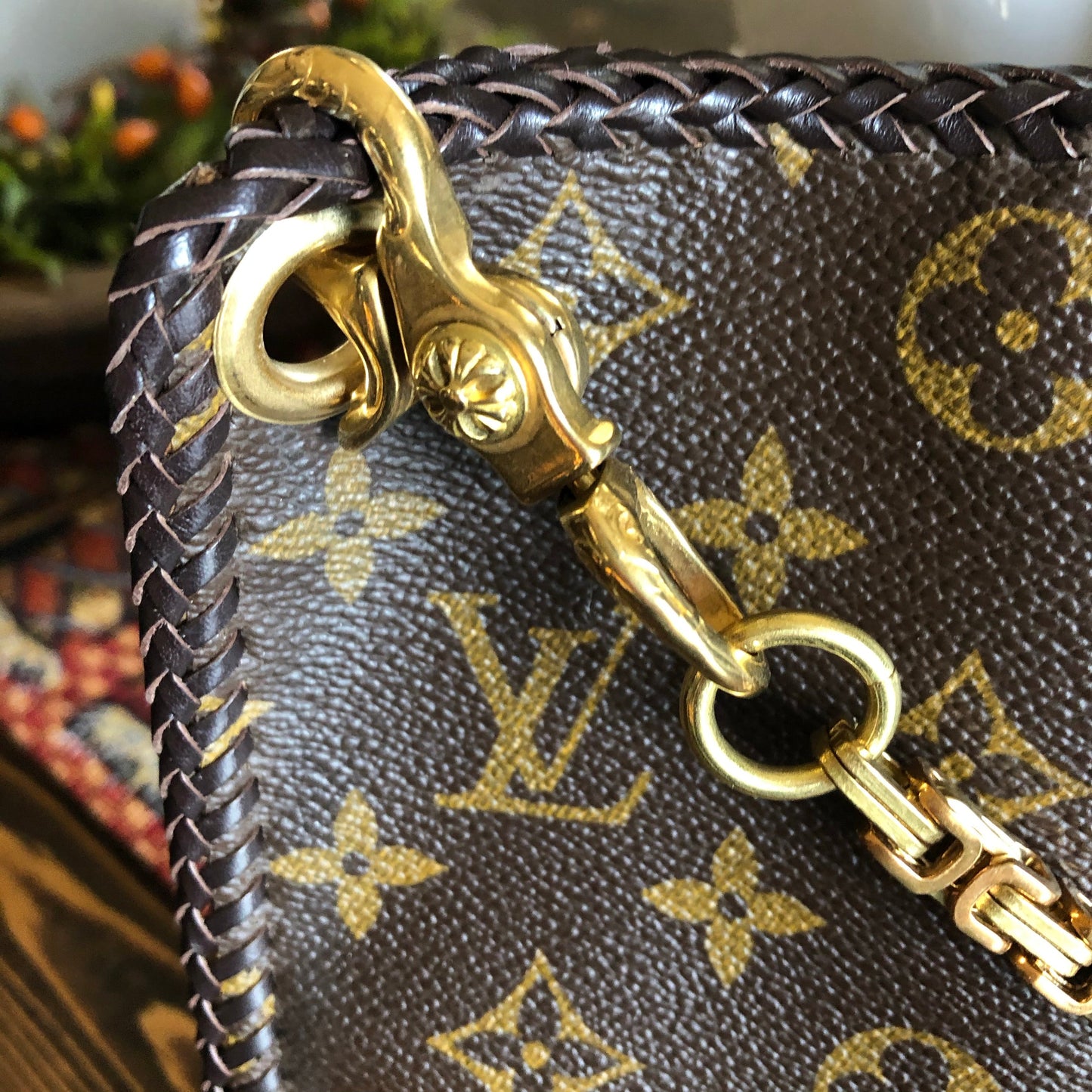 The Peacock -Orvis bags Monogram Hobo Crossbody