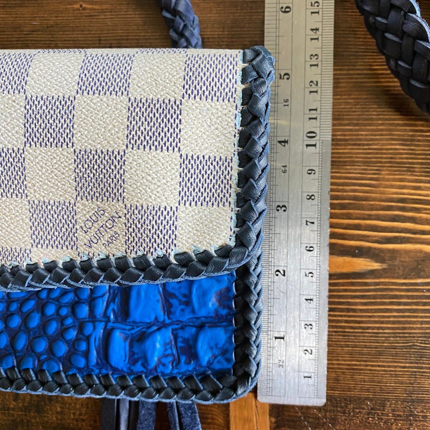 The Crane - Damier and BlueOrvis bags Crossbody Bag