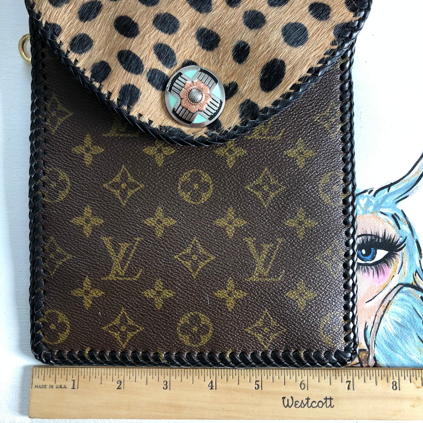The Robin -Orvis bags Monogram Cheetah Crossbody
