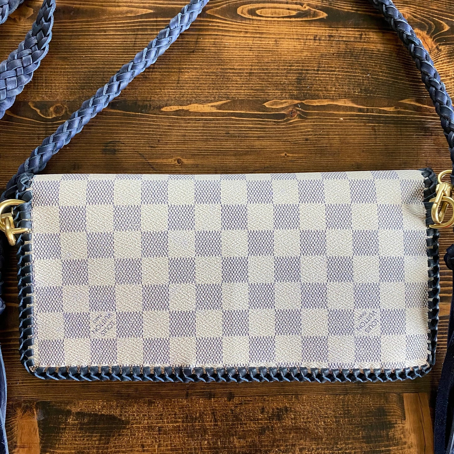 The Crane - Damier and BlueOrvis bags Crossbody Bag