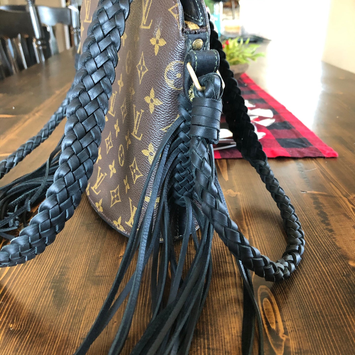 The Finch -Orvis bags Monogram Black Crossbody