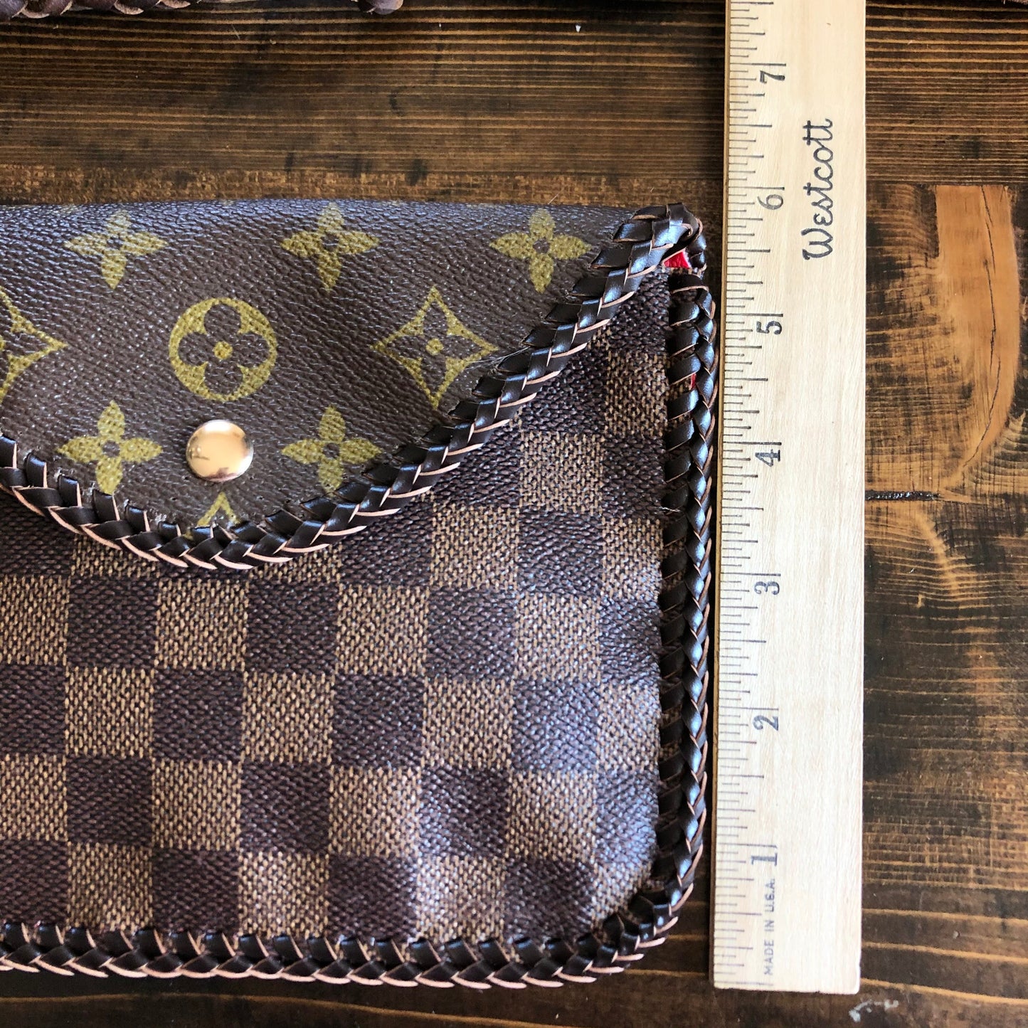 The Falcon -Orvis bags Damier/Monogram Mix Wristlet/Crossbody/Clutch