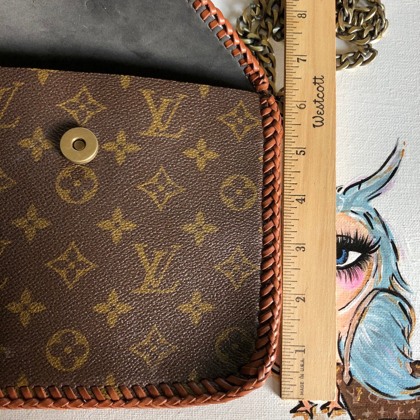 The Falcon - Leopard Hair-on-HideOrvis bags Wristlet/Crossbody/Clutch
