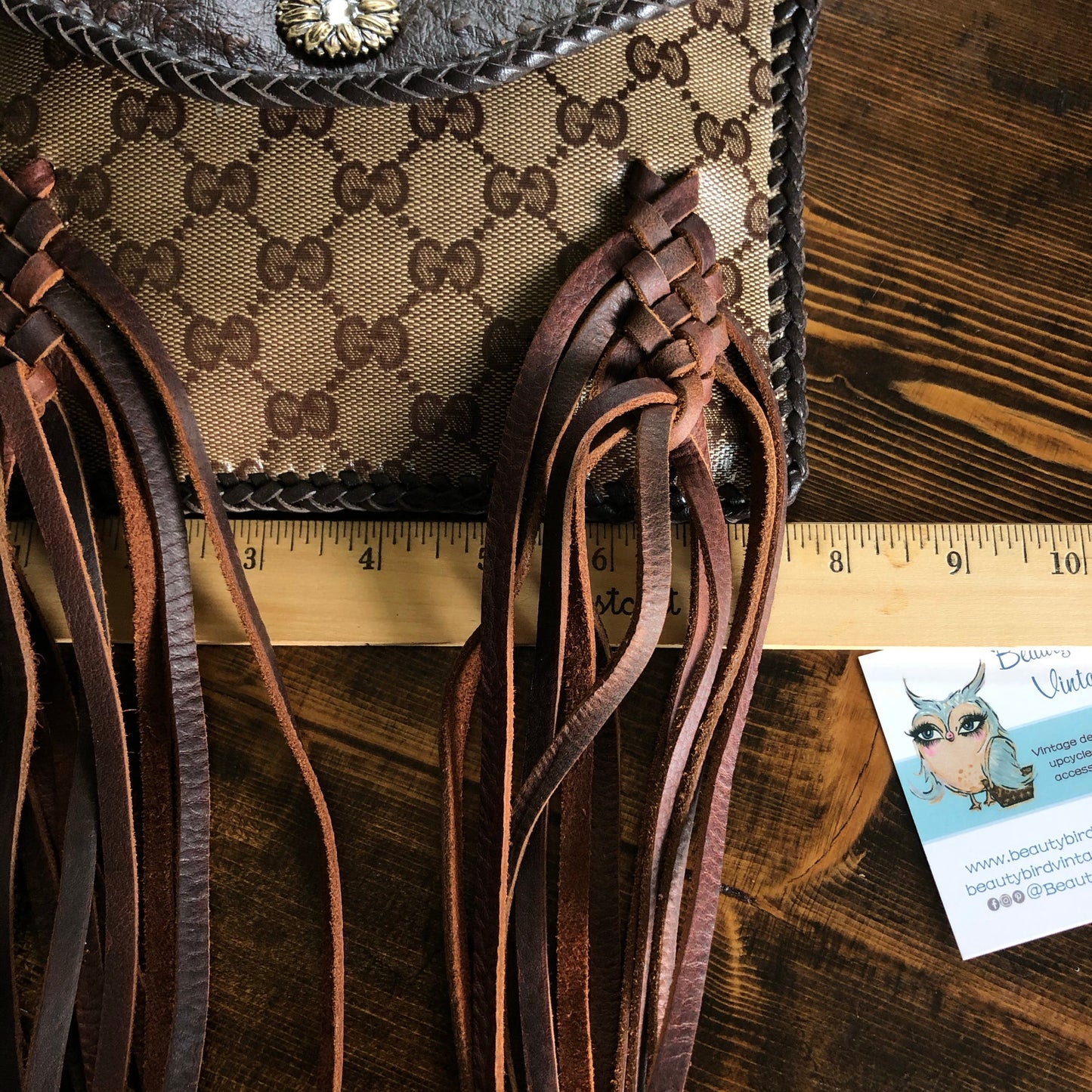 The Fringed Wren - BrownOrvis bags Wristlet/Crossbody/Clutch Bag