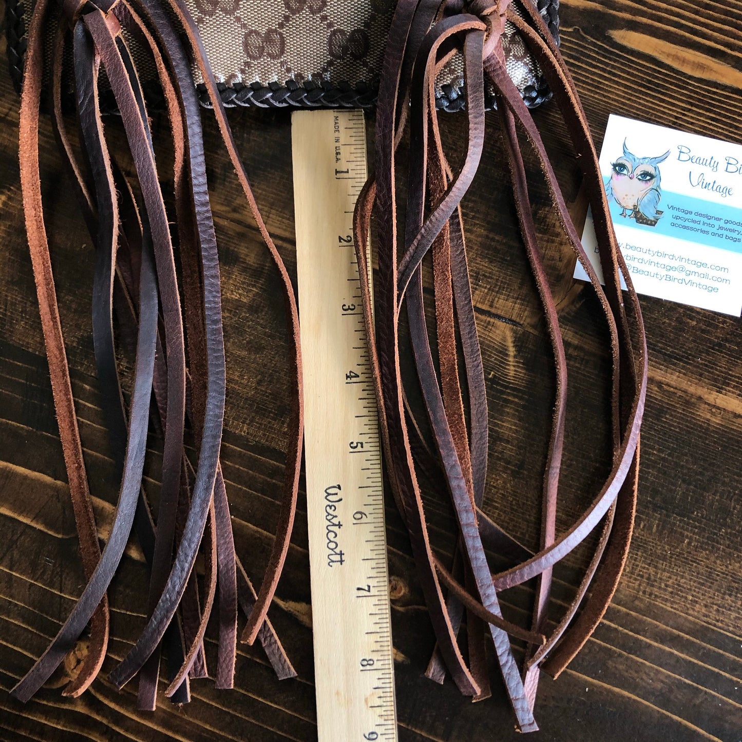The Fringed Wren - BrownOrvis bags Wristlet/Crossbody/Clutch Bag