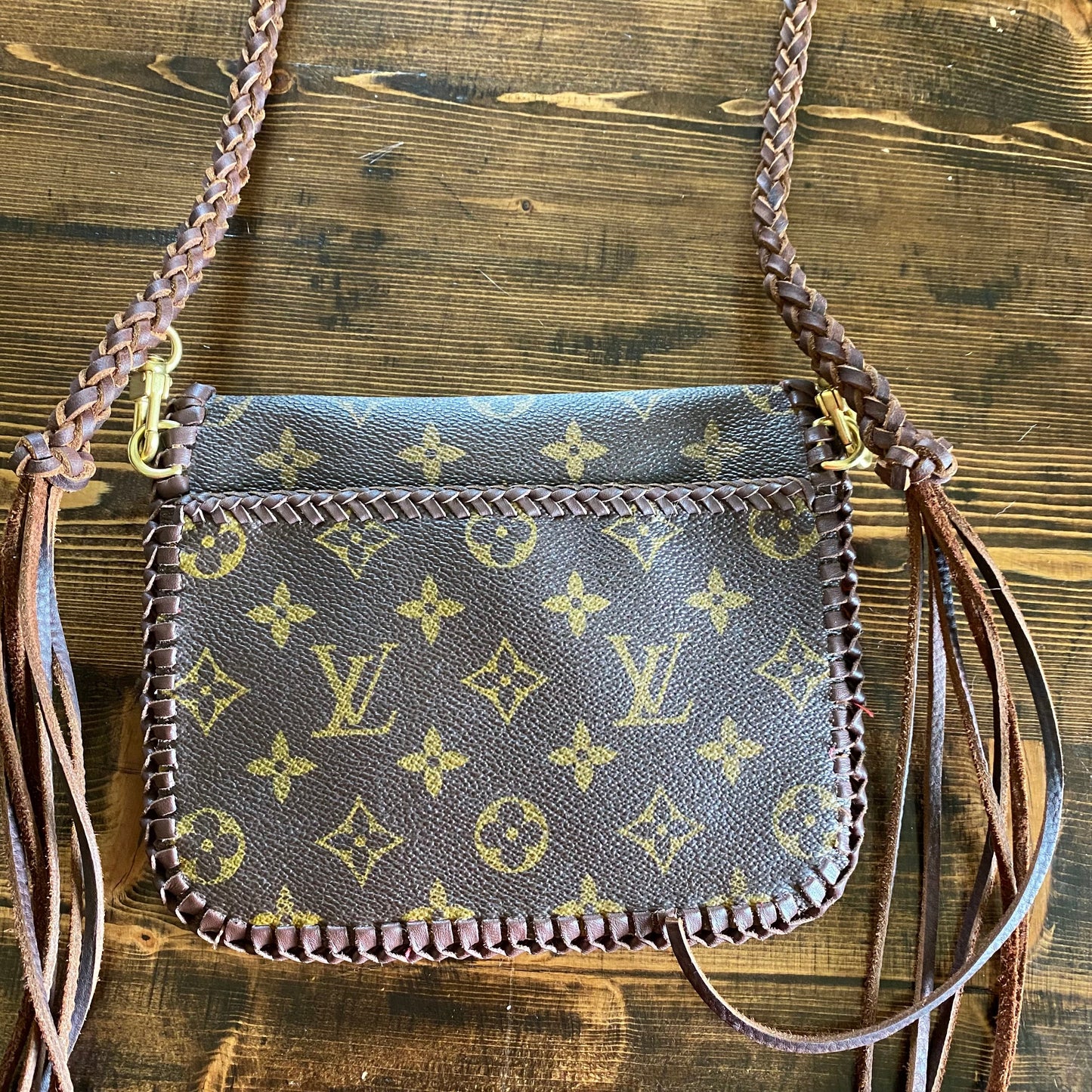 The Falcon - Damier/Monogram MixOrvis bags Wristlet/Crossbody/Clutch