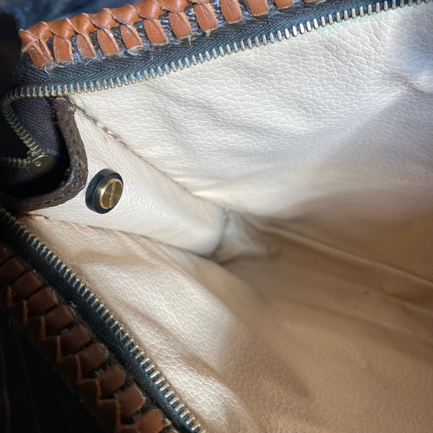 The Swan -Orvis bags Monogram in Whiskey Crossbody