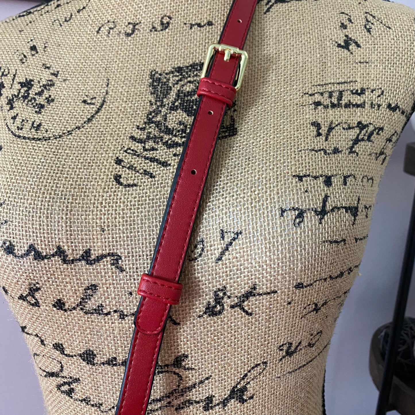 The Junco Crossbody -Orvis bags Monogram in Red
