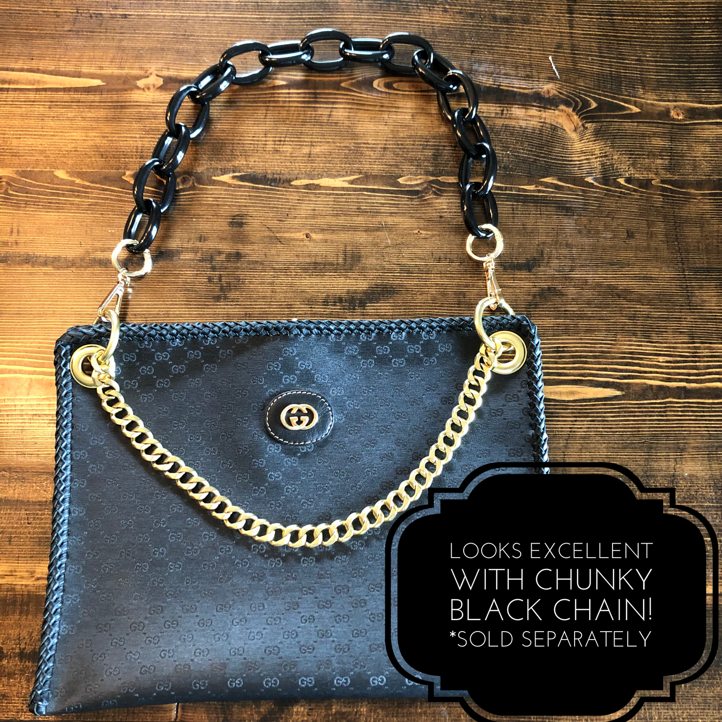 The XL Nuthatch - BlackOrvis bags Micro GG Crossbody