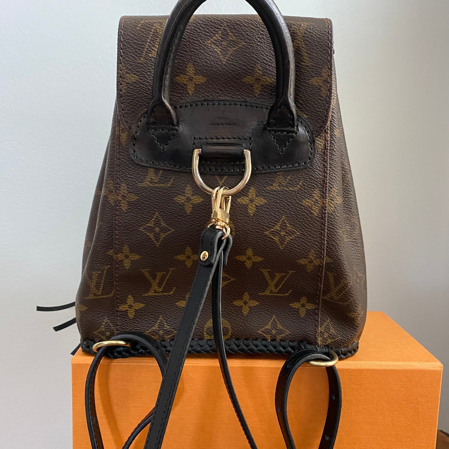 The Loon -Orvis bags Monogram Mini Backpack in Black