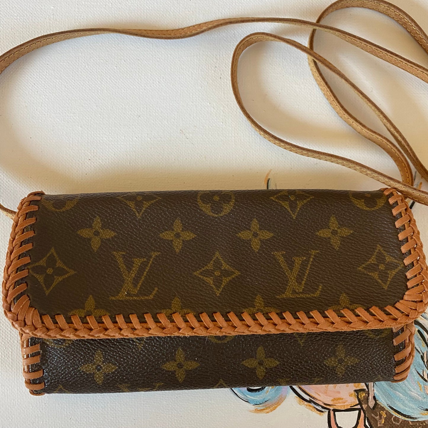 The Junco -Orvis bags Monogram in Vachetta Shoulder/Crossbody Bag