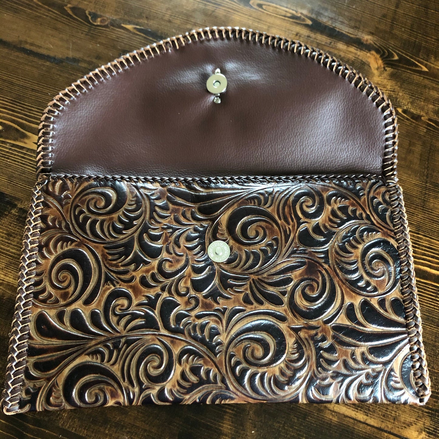 The Eagle - Monogram with Brown/Black SwirlOrvis bags Crossbody/Clutch Bag