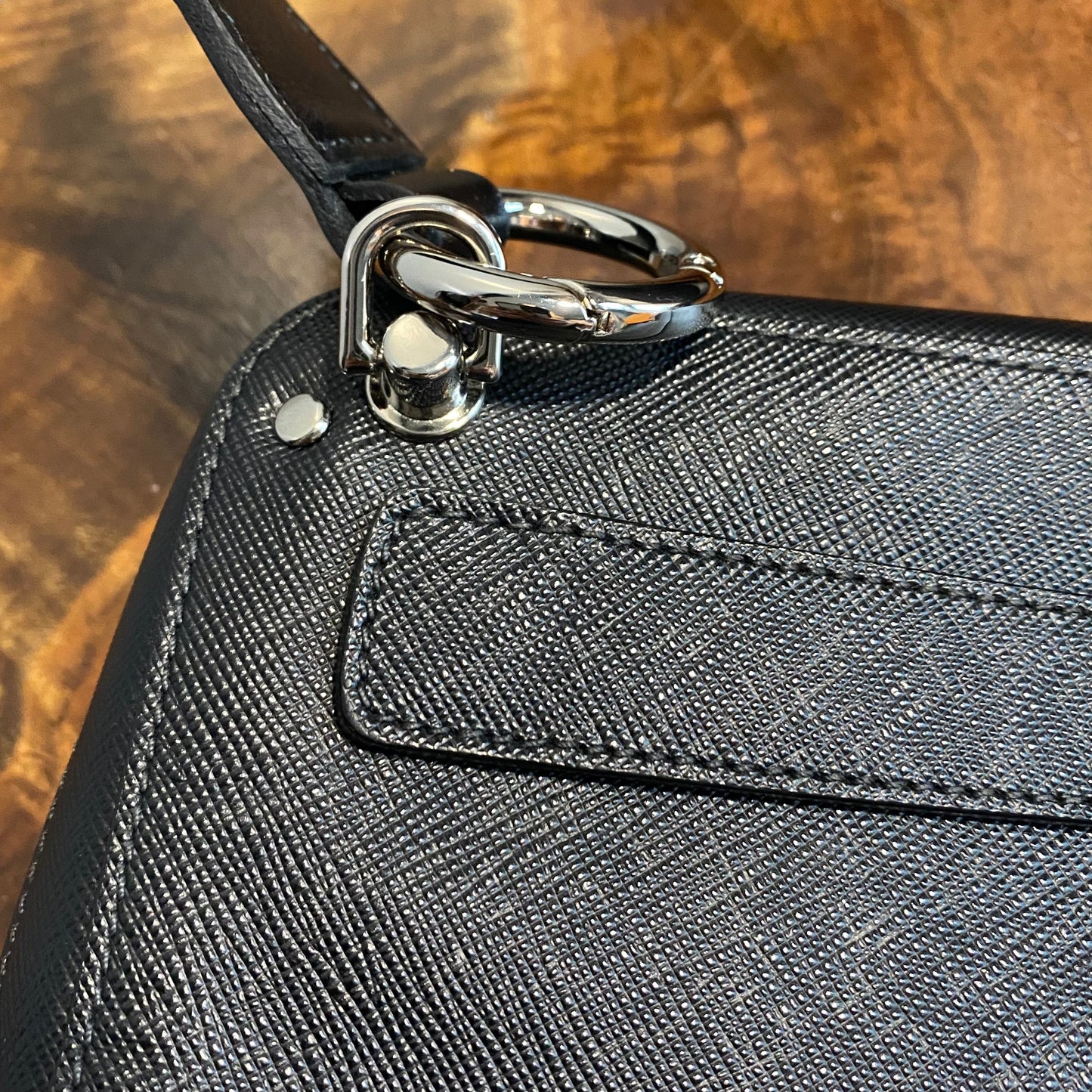 The Swan -Orvis bags Prada Organizer with Studs Crossbody/Wristlet