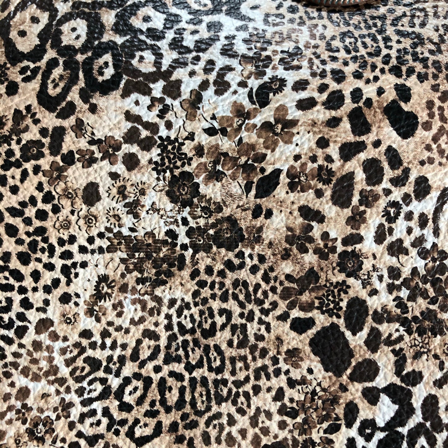 The Crane - Leopard Abstract Cream VernisOrvis bags Crossbody/Clutch Bag