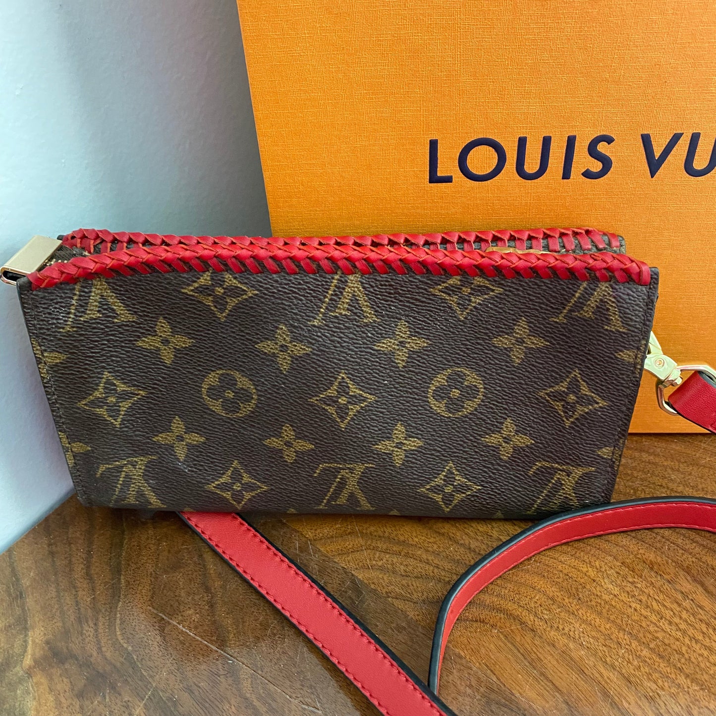 The Junco Crossbody -Orvis bags Monogram in Red