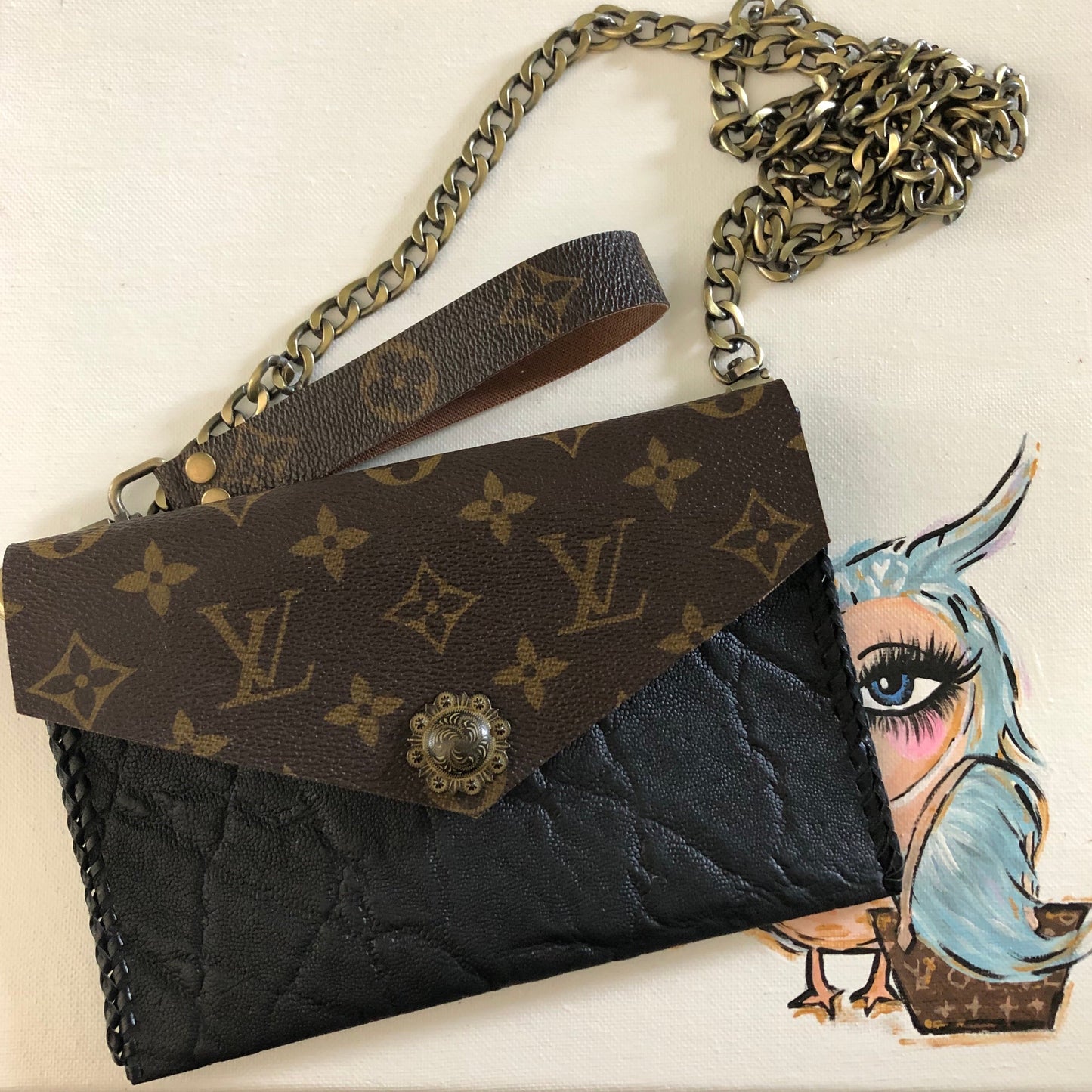 The Wren - BlackOrvis bags Wristlet/Crossbody/Clutch Bag