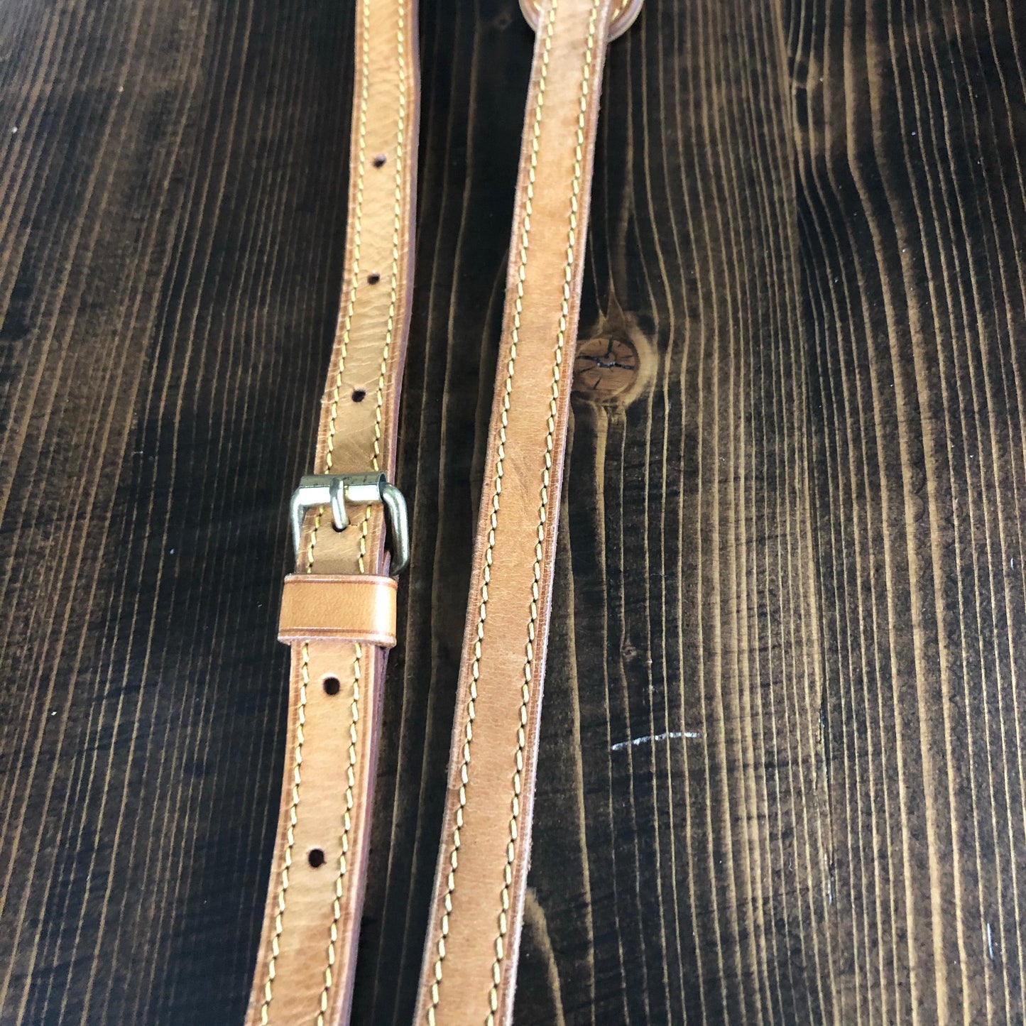 The Peacock -Orvis bags Monogram Hobo Crossbody - Vachetta and Brass
