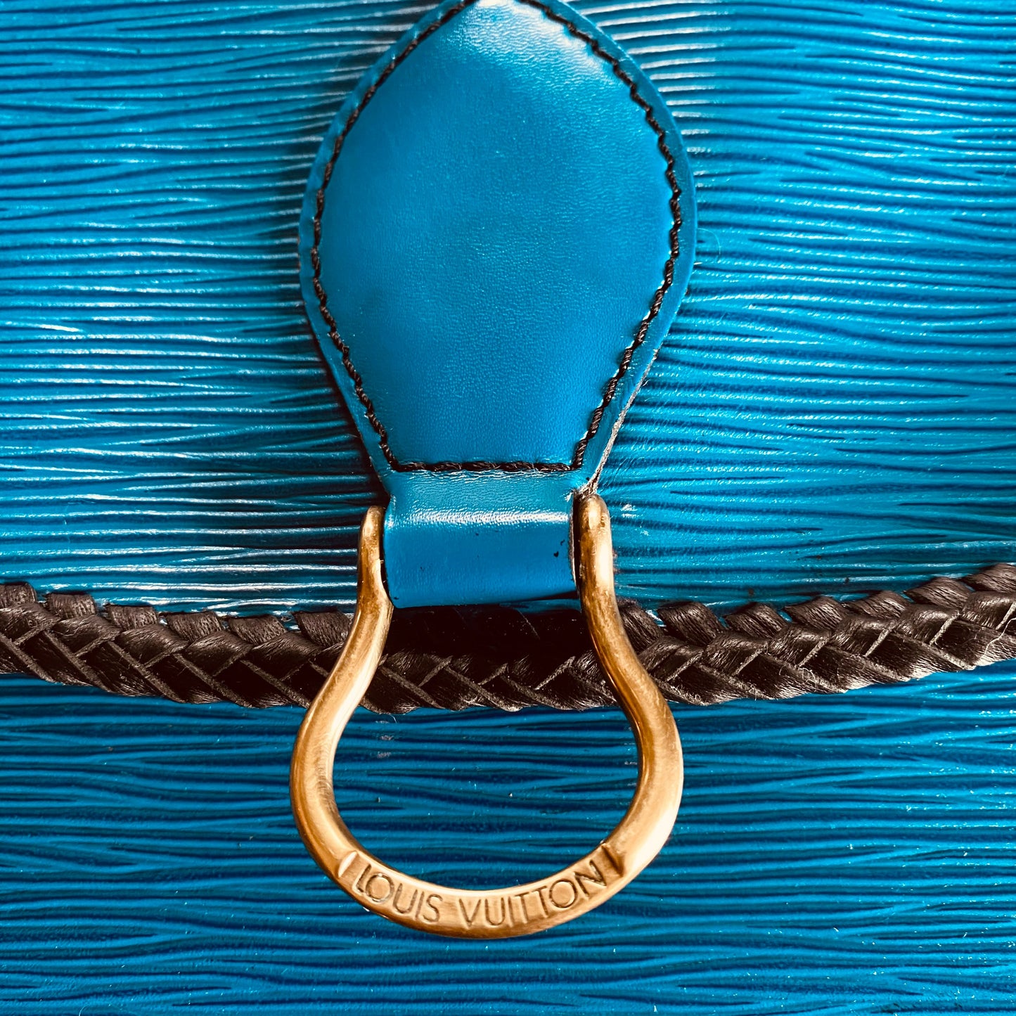 The Swift -Orvis bags Blue Epi Crossbody