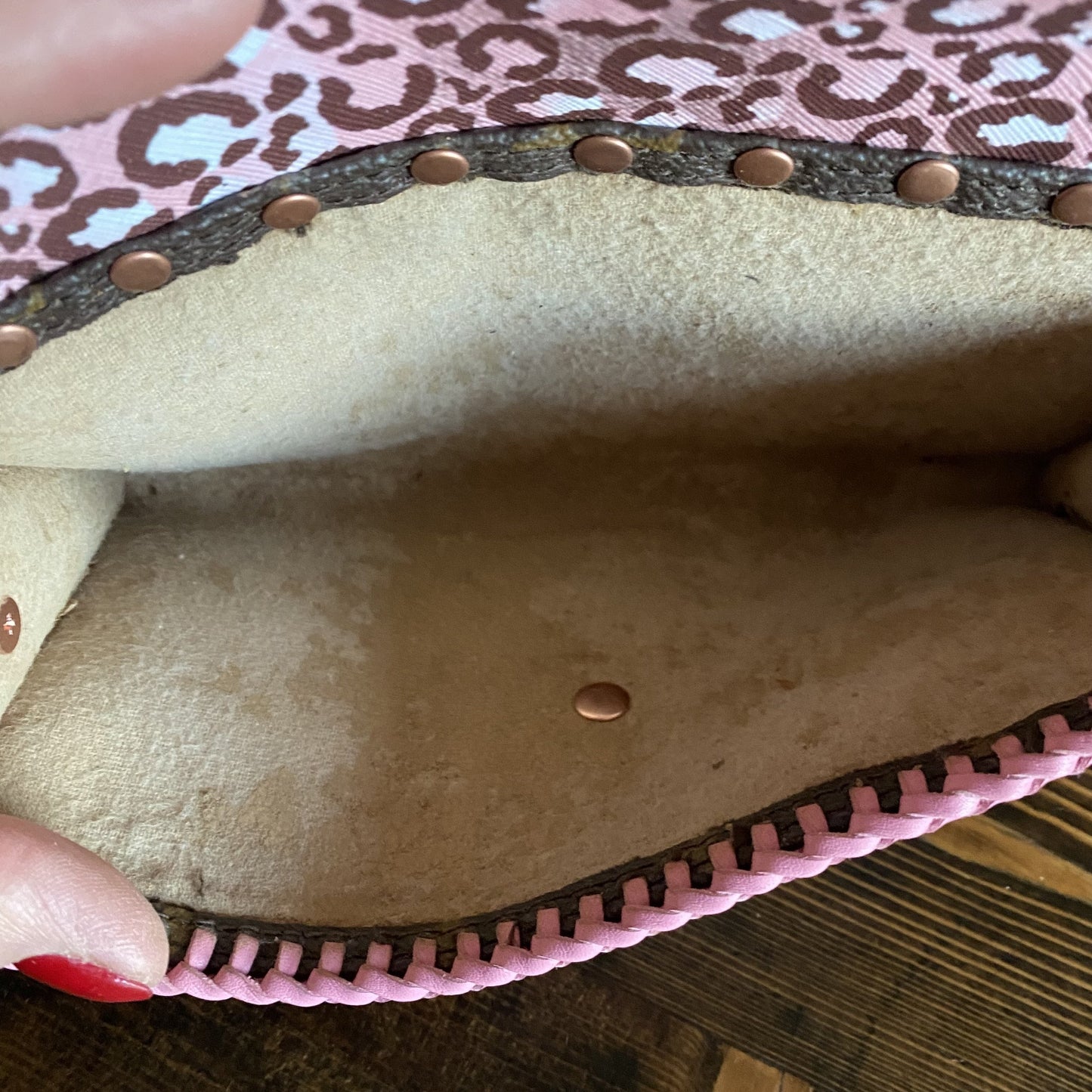 The Junco Crossbody Bag -Orvis bags Monogram in Pink w/Rose Gold Hardware