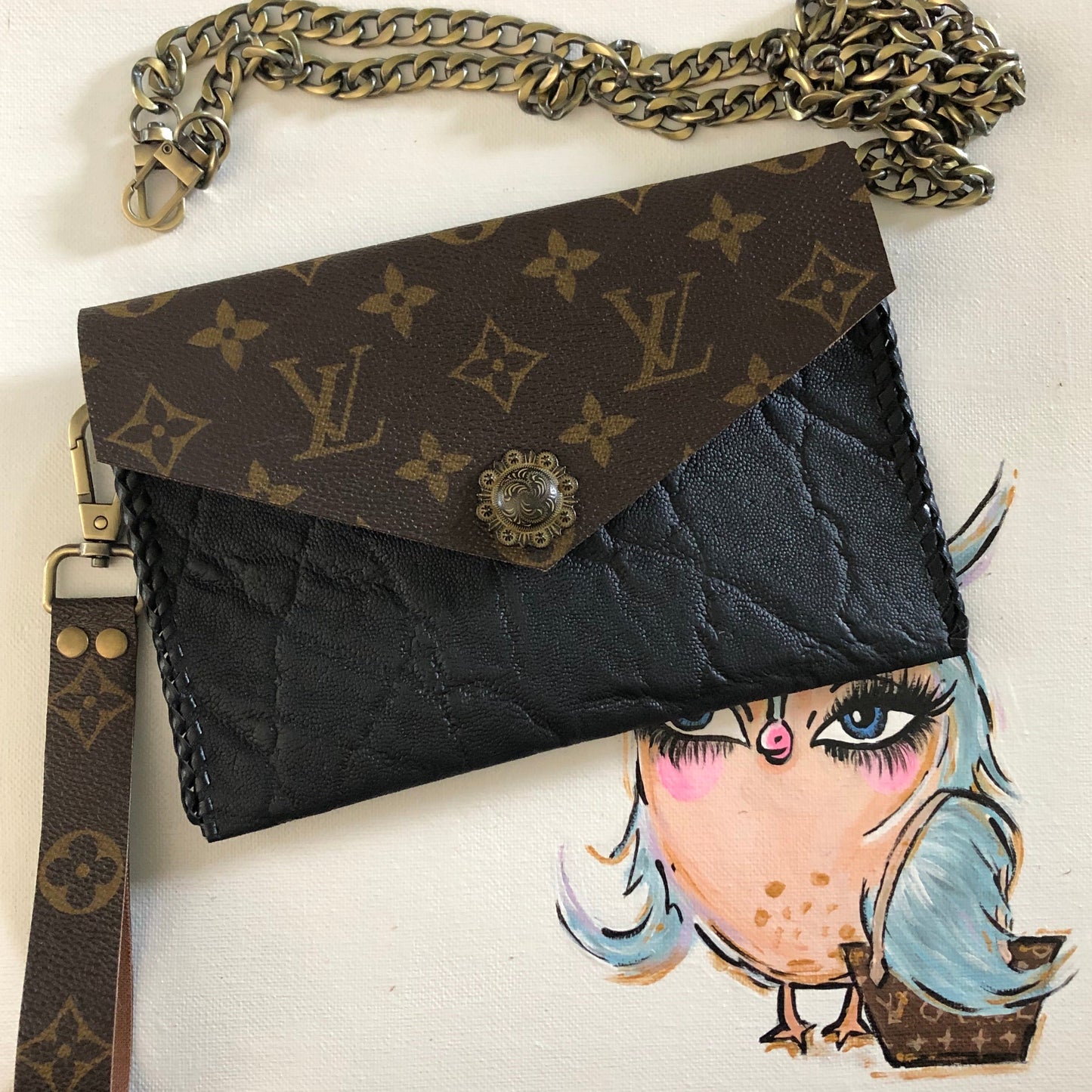 The Wren - BlackOrvis bags Wristlet/Crossbody/Clutch Bag