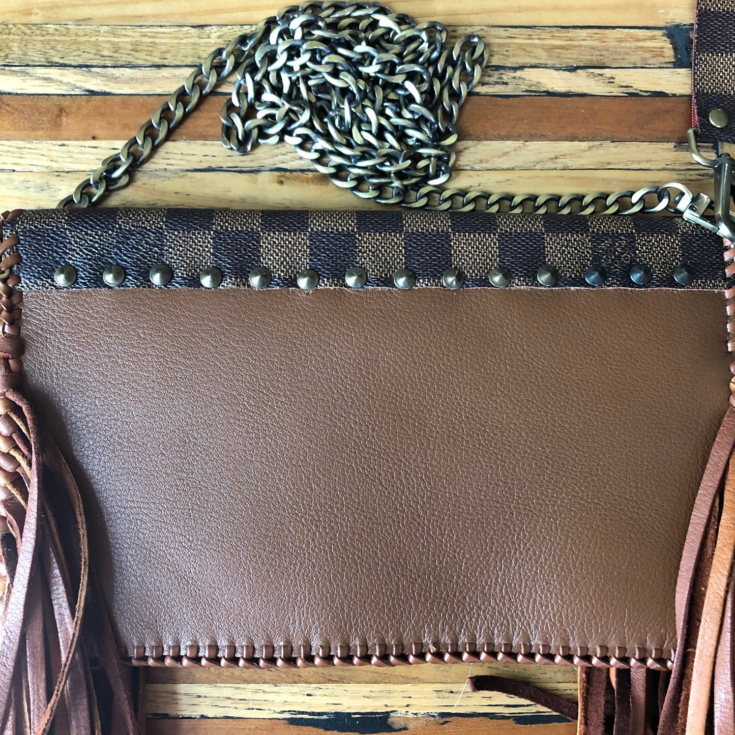 The Eagle - Fringed CognacOrvis bags Wristlet/Crossbody/Clutch Bag